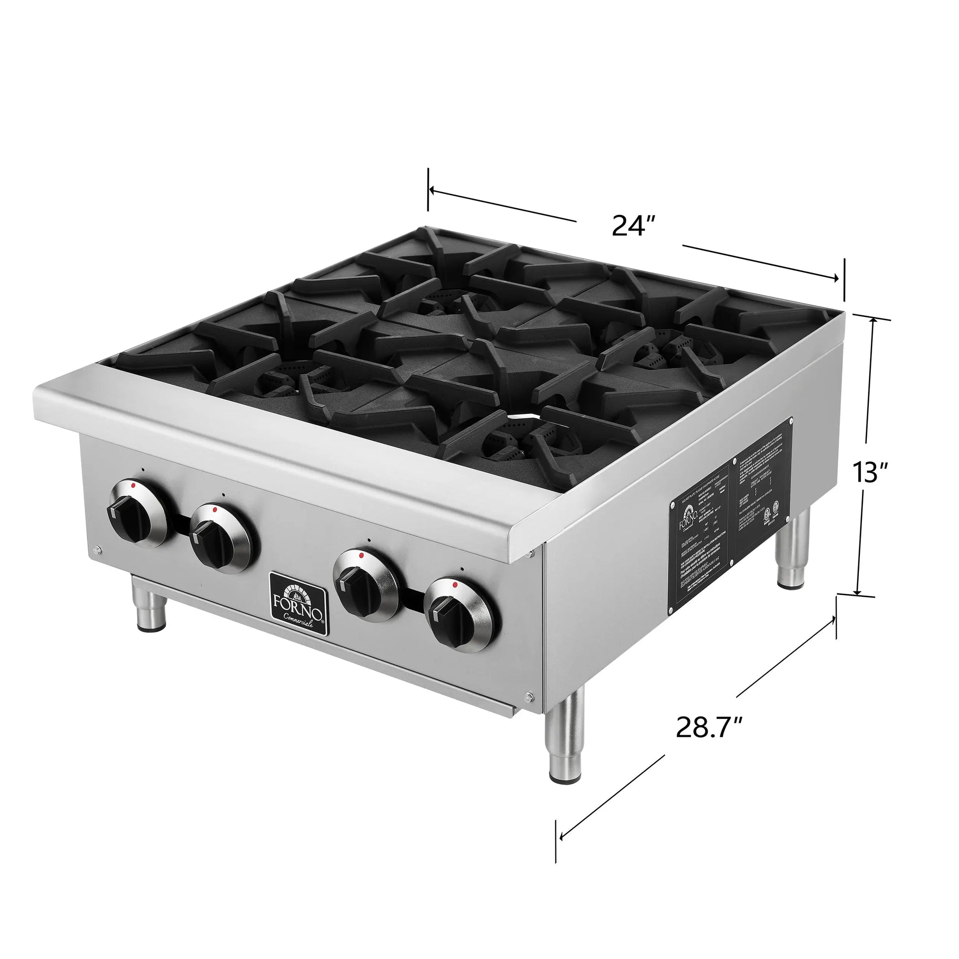 Forno Commerciale 24 Inch Gas Hotplate FORNO