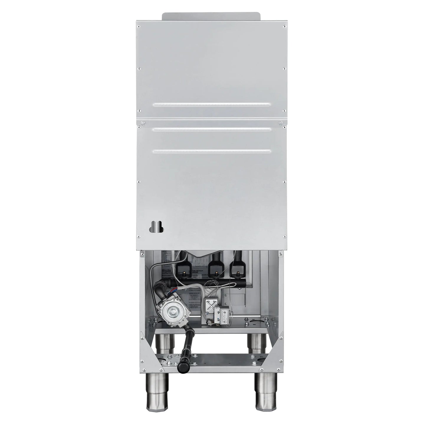 Forno Commerciale Propane Gas Deep Fryer, 3 Burners 90,000 BTU, 40 lbs Oil Capacity FORNO