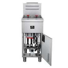 Forno Commerciale Propane Gas Deep Fryer, 3 Burners 90,000 BTU, 40 lbs Oil Capacity FORNO