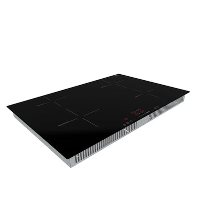 Forno Parco 30-Inch Induction Cooktop, 4 Zones, 7,200W Total Power, Touch Control, 9 Power Levels, Booster Function FORNO