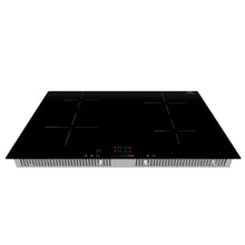 Forno Parco 30-Inch Induction Cooktop, 4 Zones, 7,200W Total Power, Touch Control, 9 Power Levels, Booster Function FORNO