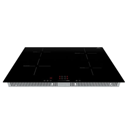 Forno Parco 30-Inch Induction Cooktop, 4 Zones, 7,200W Total Power, Touch Control, 9 Power Levels, Booster Function FORNO