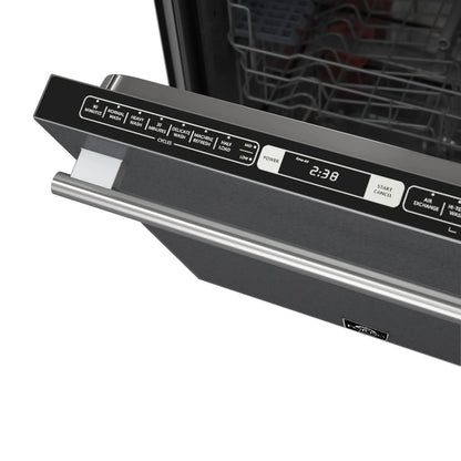 Forno Romano Espresso 24-Inch Built-In Dishwasher, Black Finish, Stainless Steel Tub, 49 dBA, Energy Star Certified FORNO