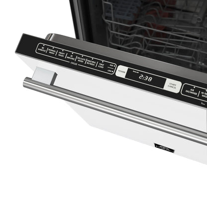 Forno Romano Espresso 24-Inch Built-In Dishwasher, White Finish, Stainless Steel Tub, 49 dBA, Energy Star Certified FORNO