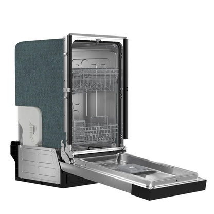 Forno Polo 18-Inch Built-In Stainless Steel Dishwasher, 8 Place Settings, ENERGY STAR Certified, 52 dBA FORNO