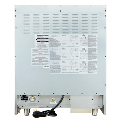 Forno Galiano 30-inch Freestanding French Door Dual Fuel Range White FORNO