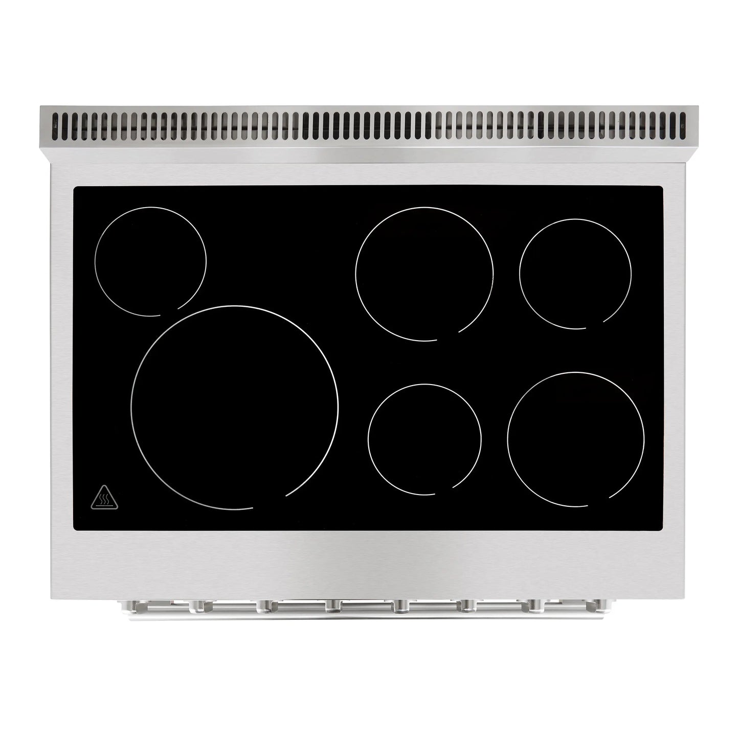 Forno Paolo 36 Inch Freestanding Electric Range, Stainless Steel, 5.44 cu.ft, True Convection Oven, Energy Efficient FORNO