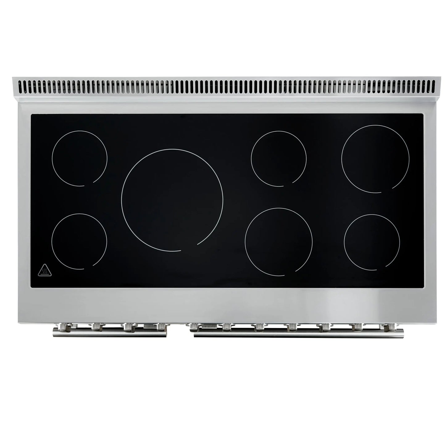 Forno Paolo 48 Inch Freestanding Electric Range, Stainless Steel, 6.7 cu.ft, True Convection Oven, Energy Efficient FORNO