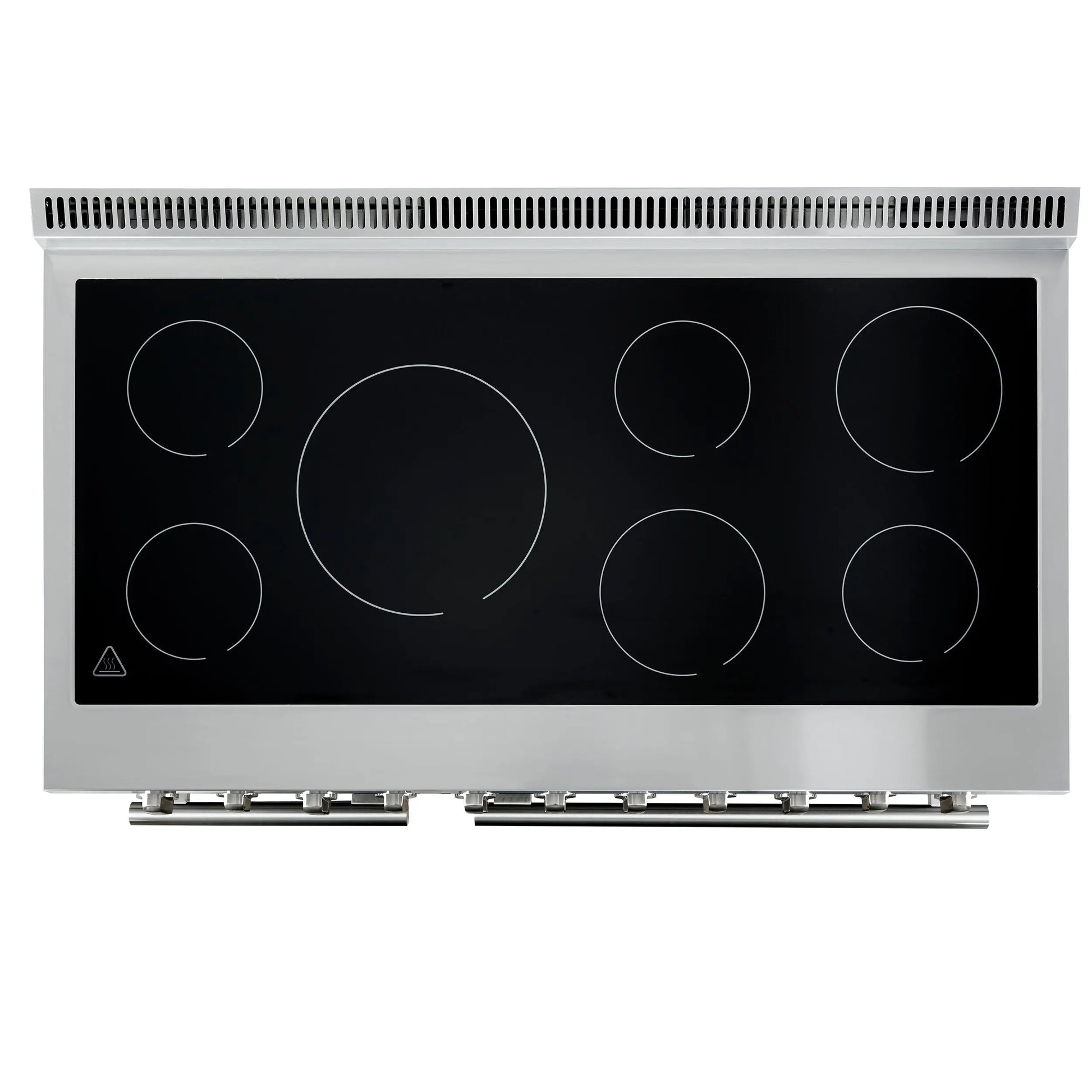 Forno Paolo 48 Inch Freestanding Electric Range, Stainless Steel, 6.7 cu.ft, True Convection Oven, Energy Efficient FORNO