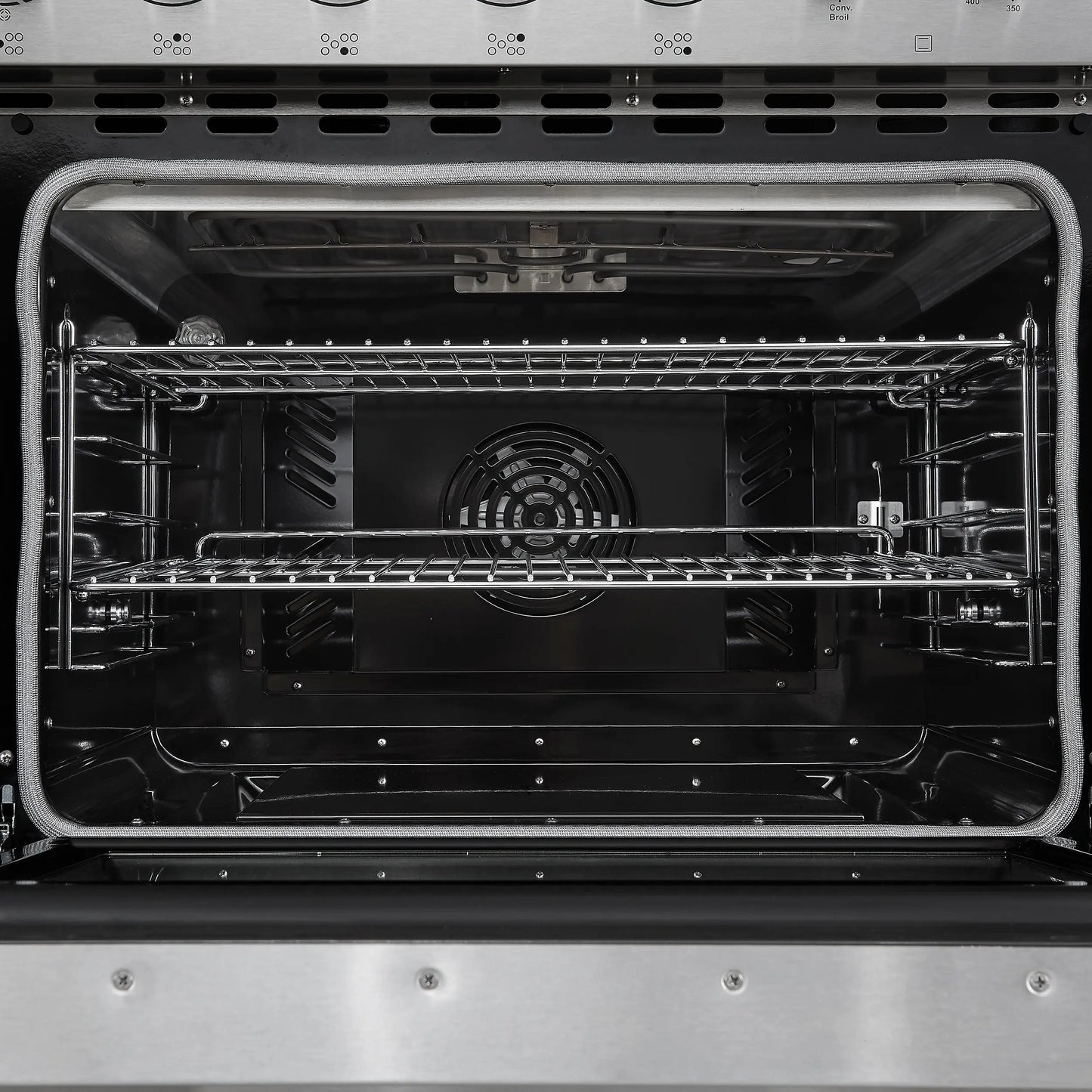 Forno Paolo 48 Inch Freestanding Electric Range, Stainless Steel, 6.7 cu.ft, True Convection Oven, Energy Efficient FORNO