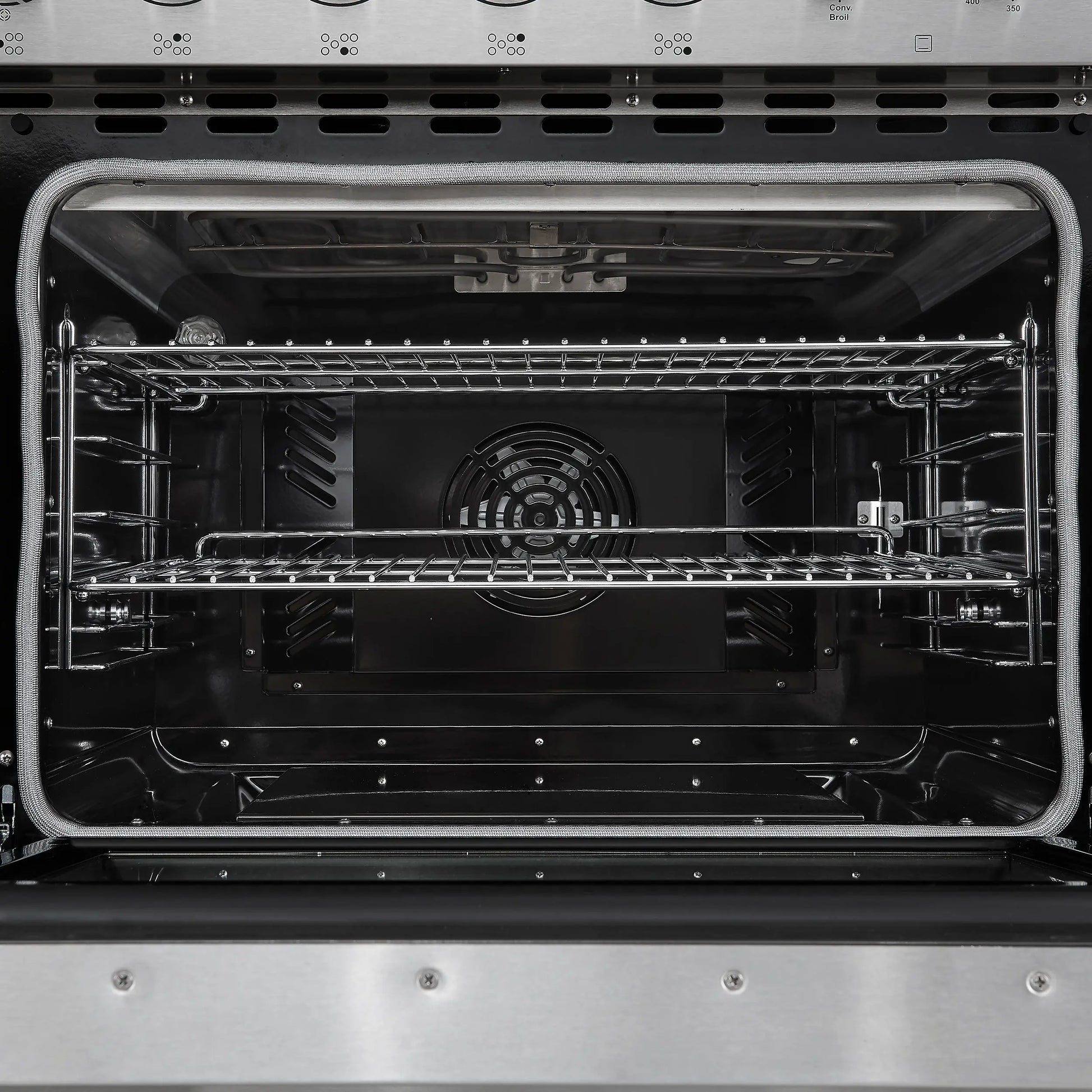 Forno Paolo 48 Inch Freestanding Electric Range, Stainless Steel, 6.7 cu.ft, True Convection Oven, Energy Efficient FORNO