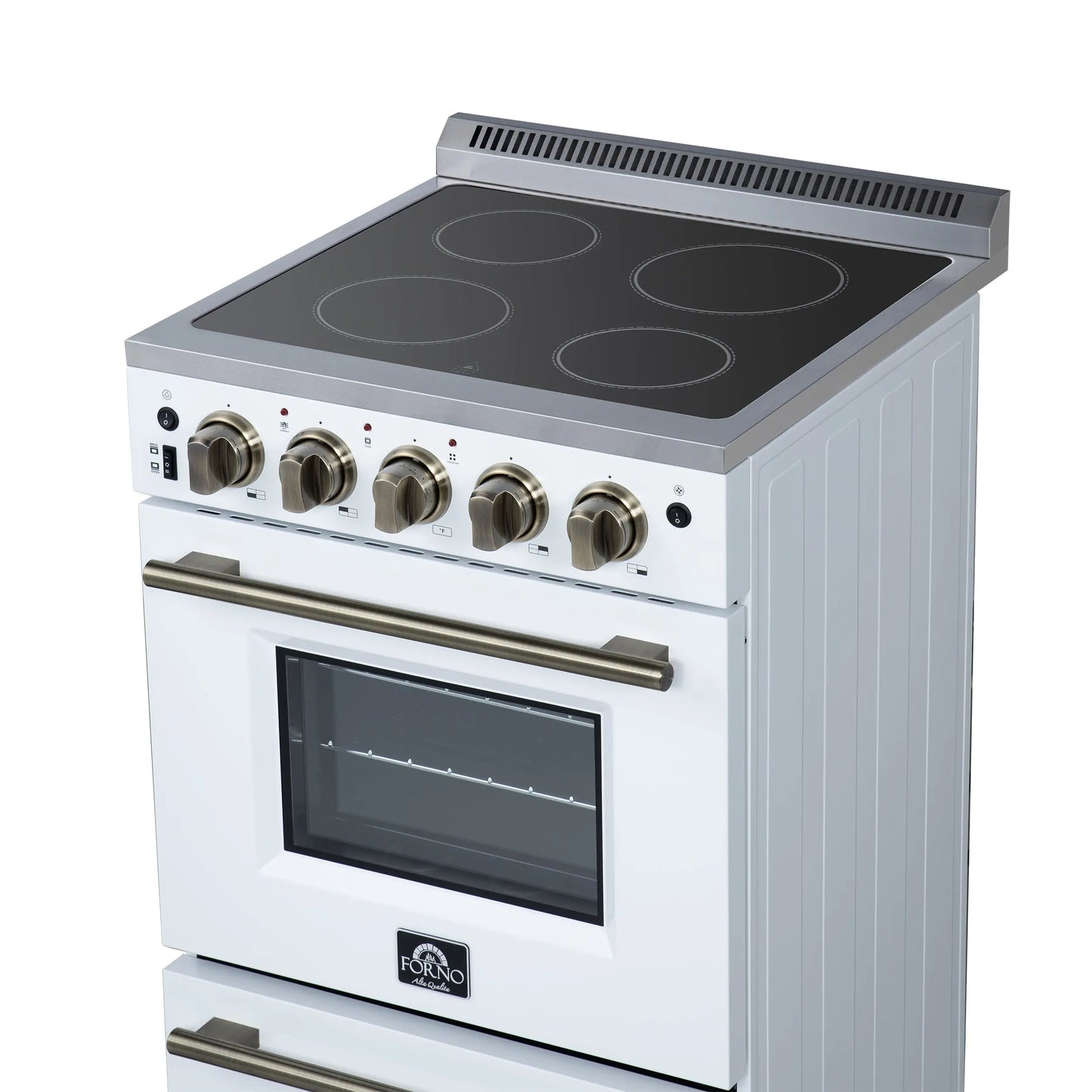 Forno Loiano 24 Inch Freestanding Electric Range in White FORNO