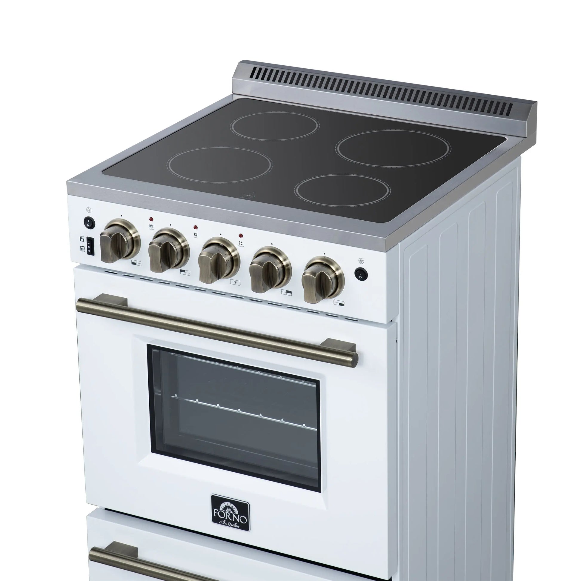 Forno Loiano 24 Inch Freestanding Electric Range in White FORNO