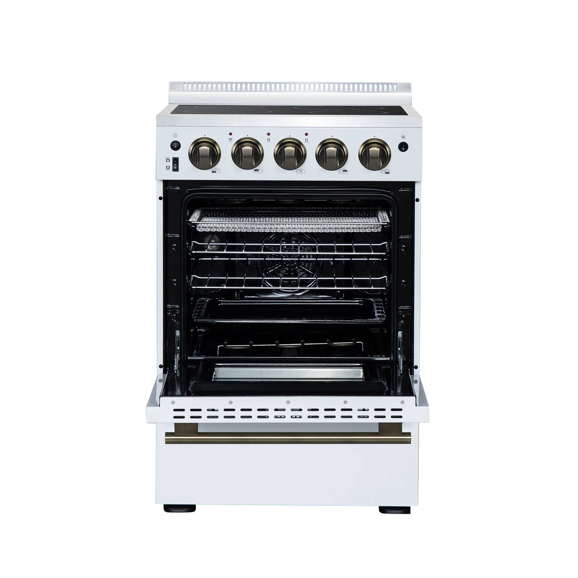 Forno Loiano 24 Inch Freestanding Electric Range in White FORNO