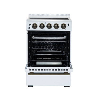 Forno Loiano 24 Inch Freestanding Electric Range in White FORNO