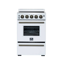 Forno Loiano 24 Inch Freestanding Electric Range in White FORNO