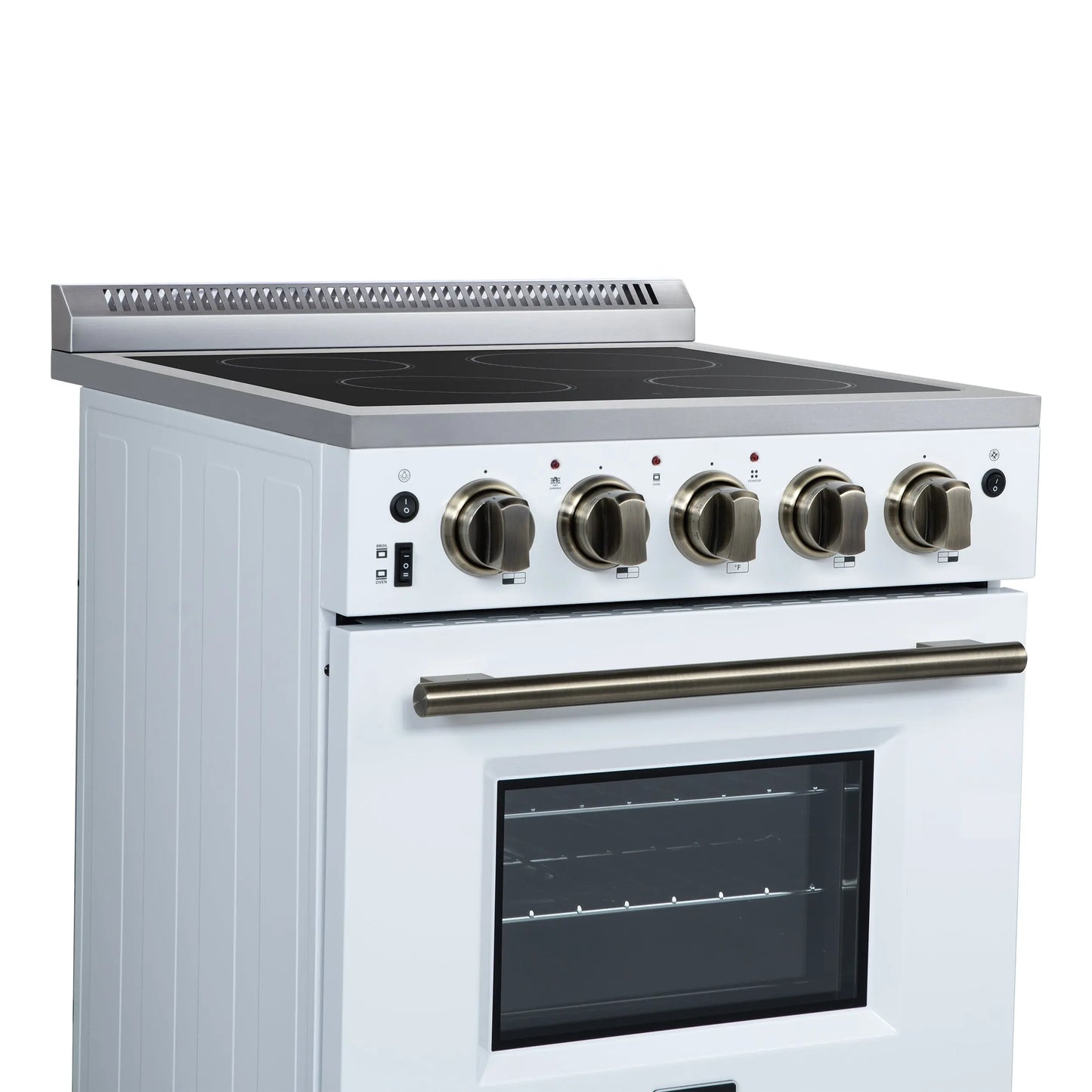 Forno Loiano 24 Inch Freestanding Electric Range in White FORNO