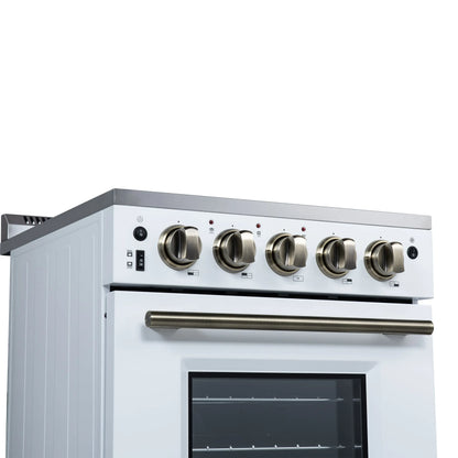 Forno Loiano 24 Inch Freestanding Electric Range in White FORNO