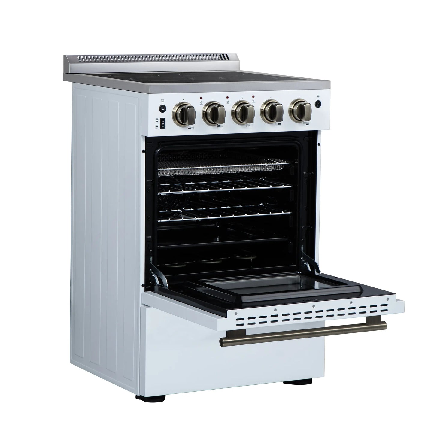 Forno Loiano 24 Inch Freestanding Electric Range in White FORNO