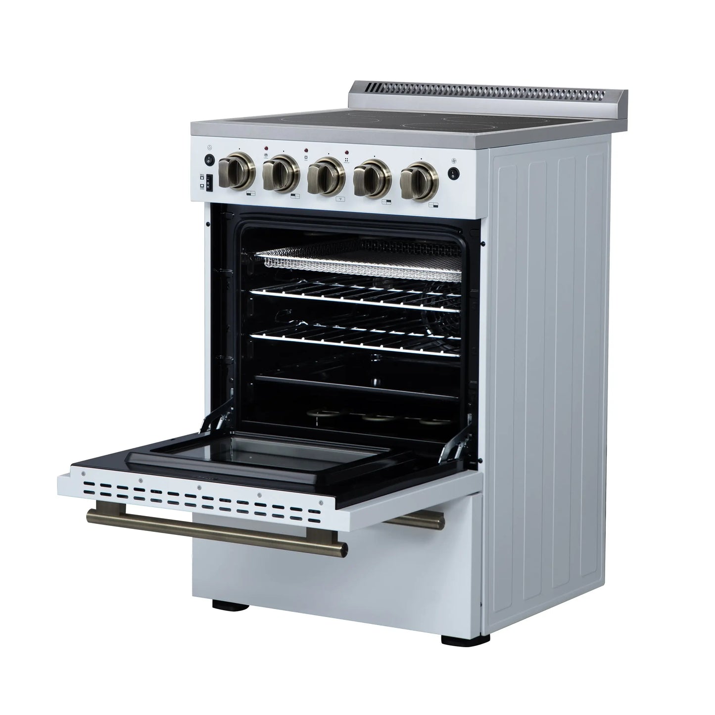 Forno Loiano 24 Inch Freestanding Electric Range in White FORNO