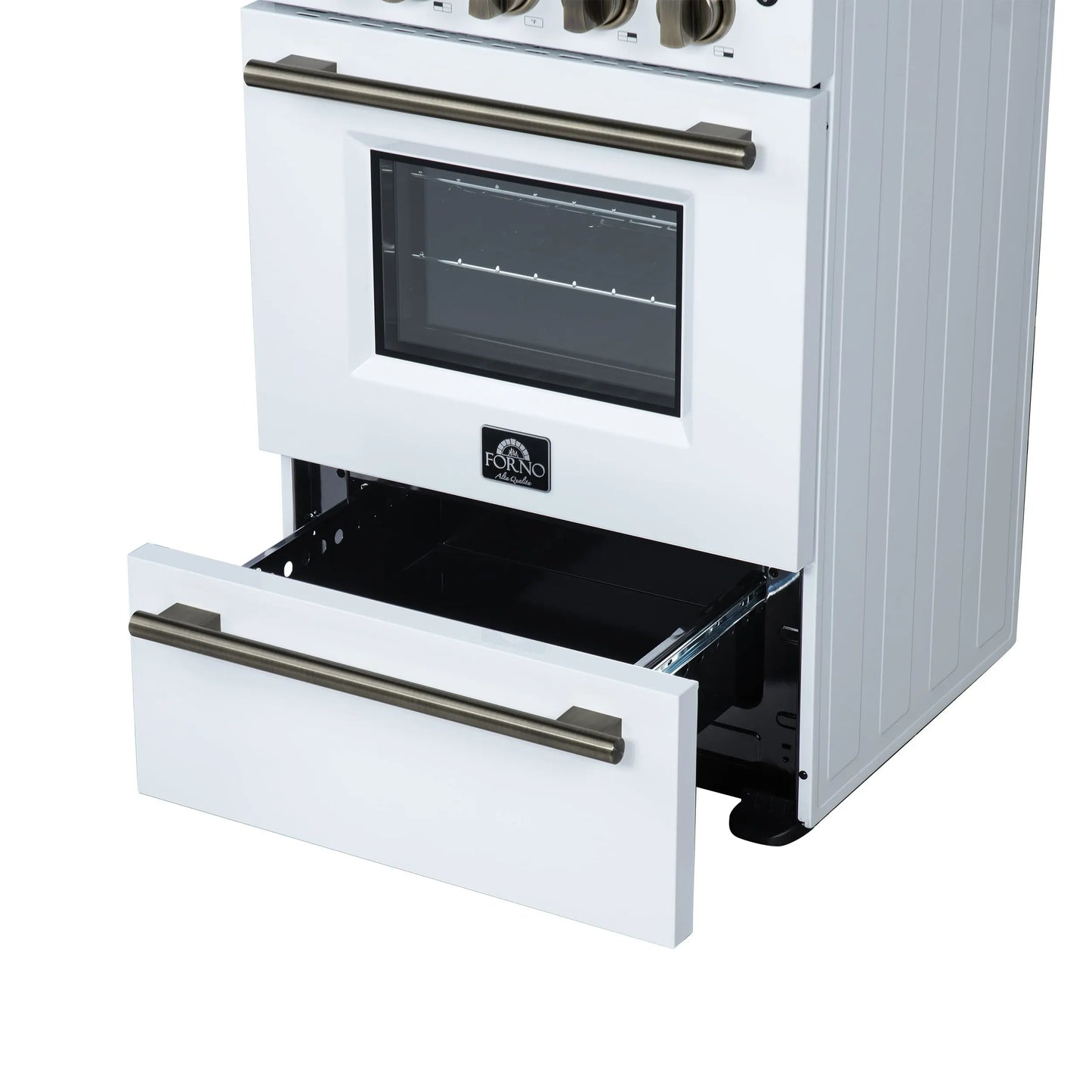 Forno Loiano 24 Inch Freestanding Electric Range in White FORNO