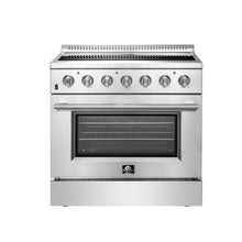 Forno Galiano 36-Inch Freestanding Electric Range, True Convection, Energy Efficient FORNO