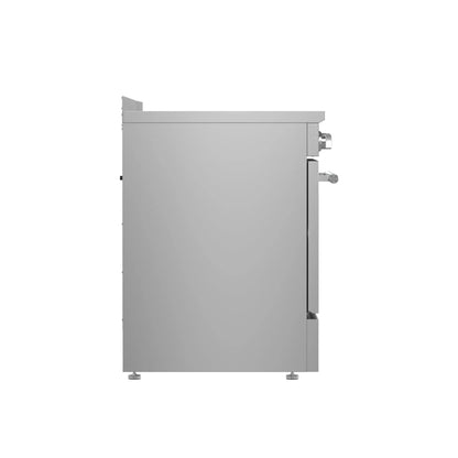 Forno Paolo 30-Inch Freestanding Electric Range, Stainless Steel, 4.38 cu.ft, True Convection Oven, Energy Efficient FORNO