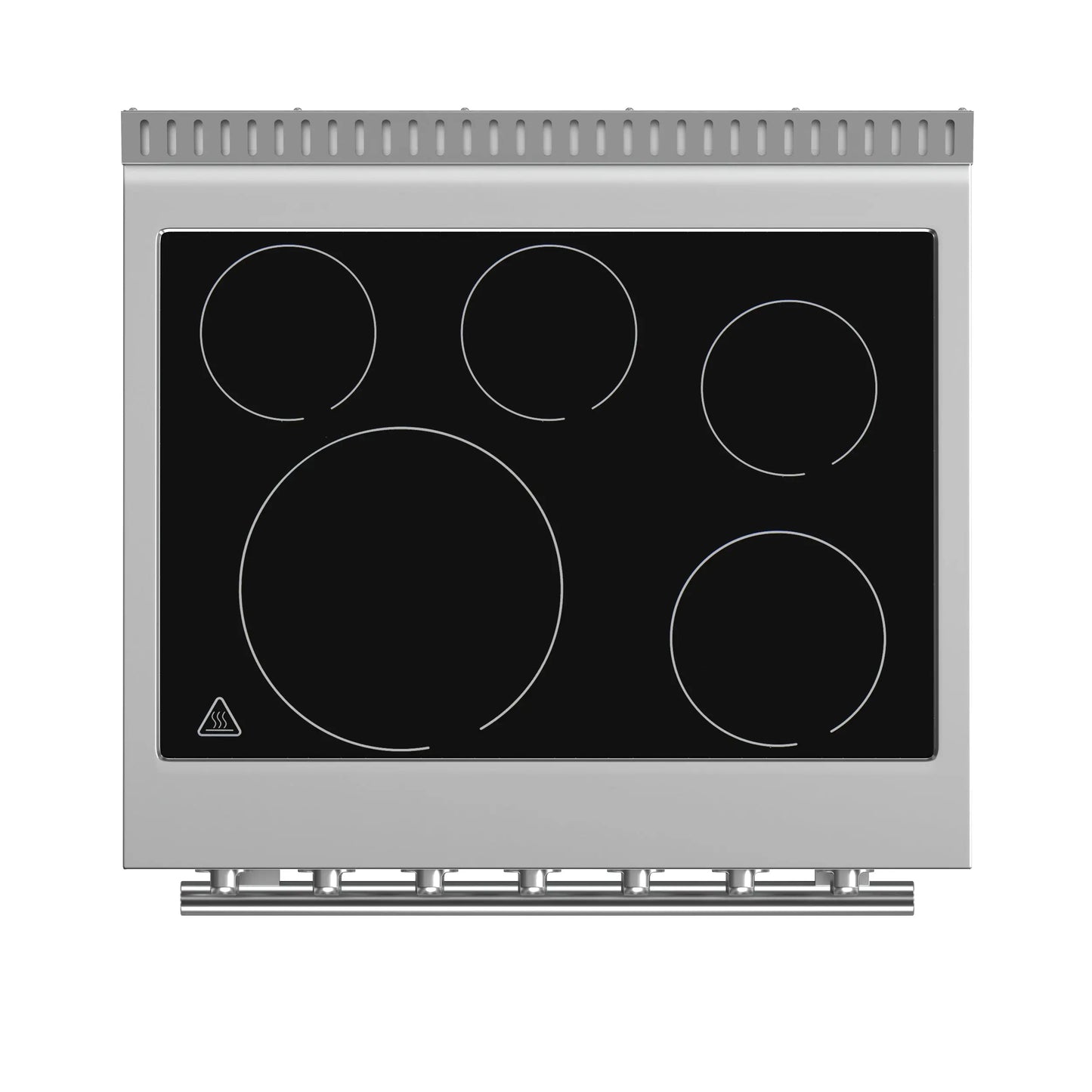 Forno Paolo 30-Inch Freestanding Electric Range, Stainless Steel, 4.38 cu.ft, True Convection Oven, Energy Efficient FORNO
