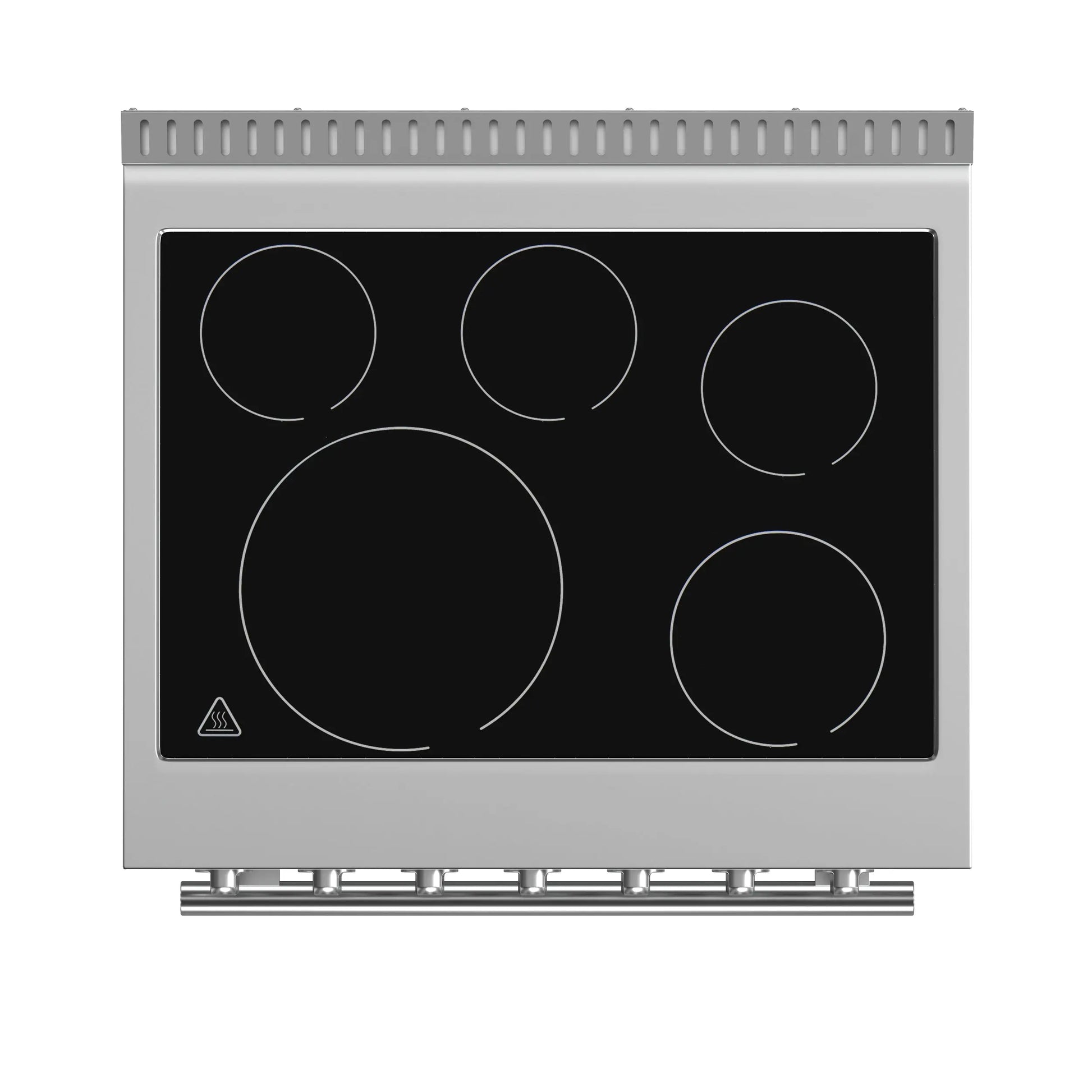 Forno Paolo 30-Inch Freestanding Electric Range, Stainless Steel, 4.38 cu.ft, True Convection Oven, Energy Efficient FORNO