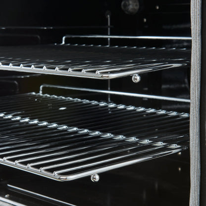 Forno Paolo 30-Inch Freestanding Electric Range, Black, 4.38 cu.ft, True Convection Oven, Energy Efficient FORNO