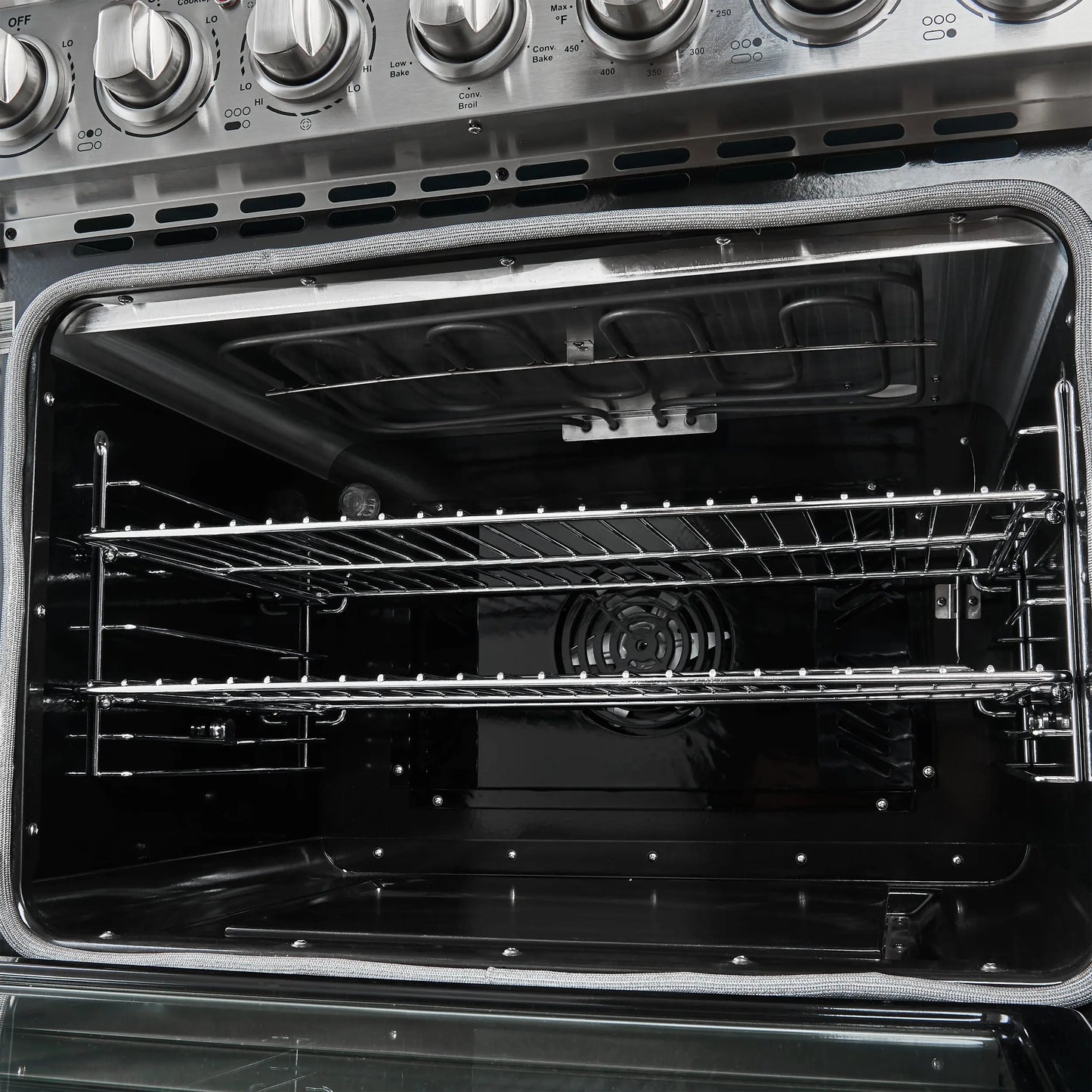 Forno Paolo 30-Inch Freestanding Electric Range, Stainless Steel, 4.38 cu.ft, True Convection Oven, Energy Efficient FORNO