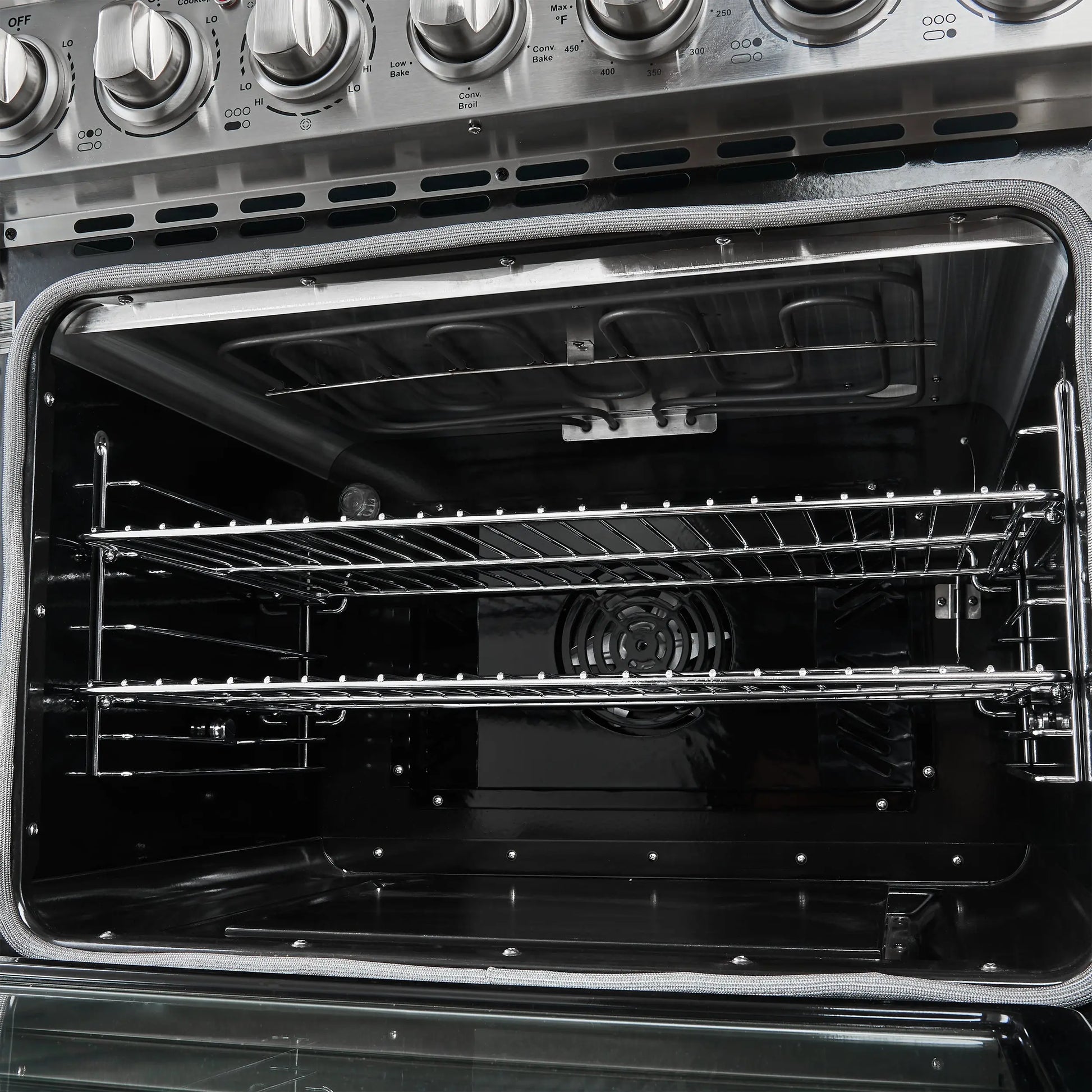 Forno Paolo 30-Inch Freestanding Electric Range, Stainless Steel, 4.38 cu.ft, True Convection Oven, Energy Efficient FORNO