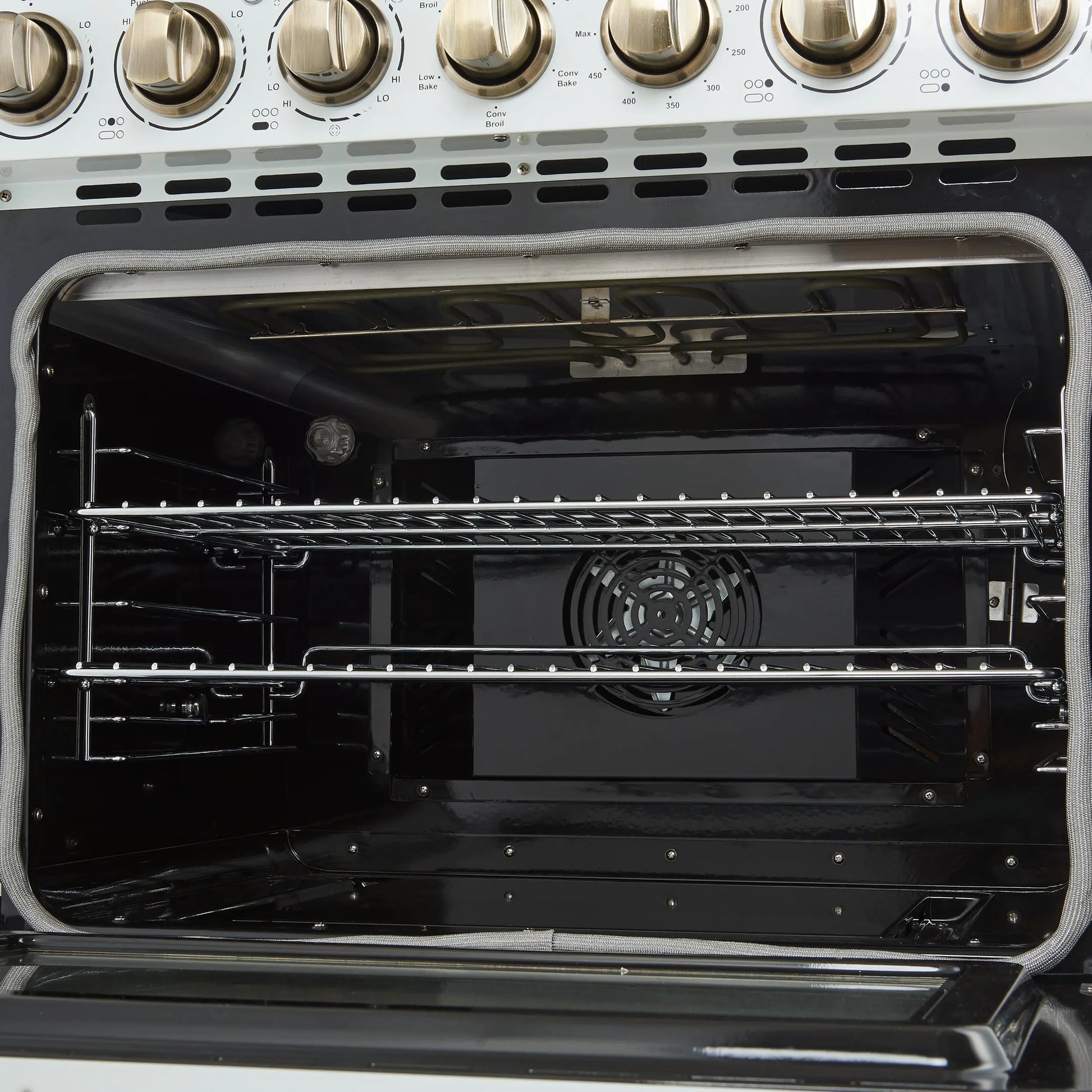 Forno Paolo 30-Inch Freestanding Electric Range, White, 4.38 cu.ft, True Convection Oven, Energy Efficient FORNO