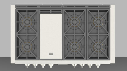 Fulgor Milano 48″ Sofia All Gas Rangetop, 6 Burners, Griddle F6GRT486GS1