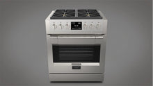 Fulgor Milano Sofia Pro 30-Inch Dual Fuel Range - 4 Burners, Stainless Steel Fulgor Milano