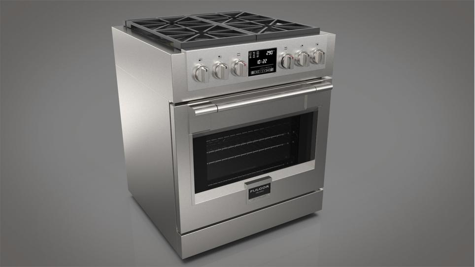Fulgor Milano Sofia 30 Inch Dual Fuel Professional Range Oven