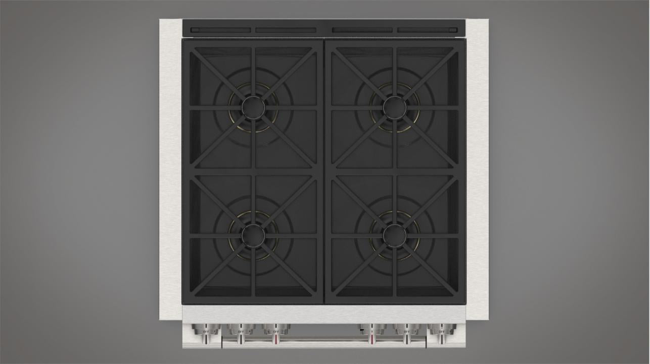 Fulgor Milano Sofia 30 Inch Dual Fuel Professional Range Oven
