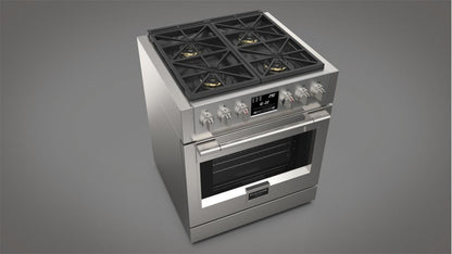 Fulgor Milano Sofia 30 Inch Dual Fuel Professional Range Oven