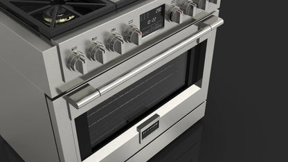 36” DUAL FUEL PRO RANGE WITH GRIDDLE | Fulgor Milano fulgor-milano