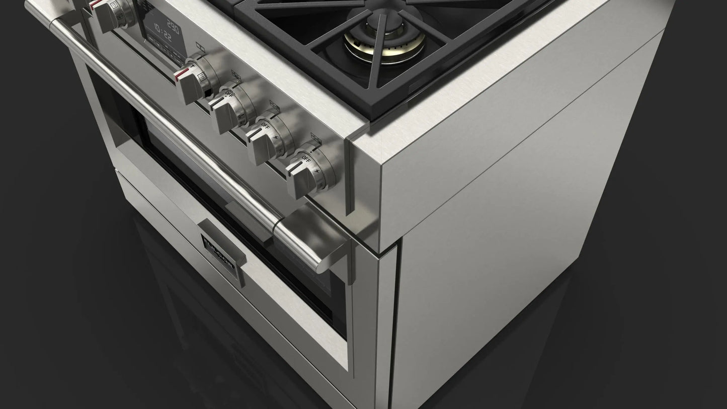 36” DUAL FUEL PRO RANGE WITH GRIDDLE | Fulgor Milano fulgor-milano