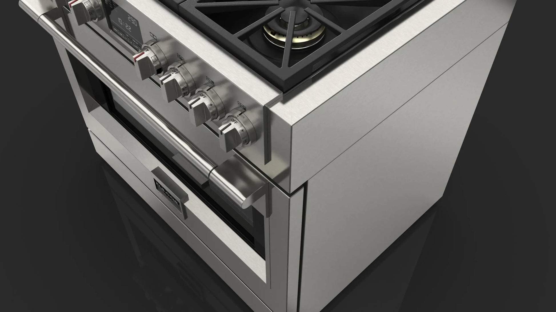 36” DUAL FUEL PRO RANGE WITH GRIDDLE | Fulgor Milano fulgor-milano