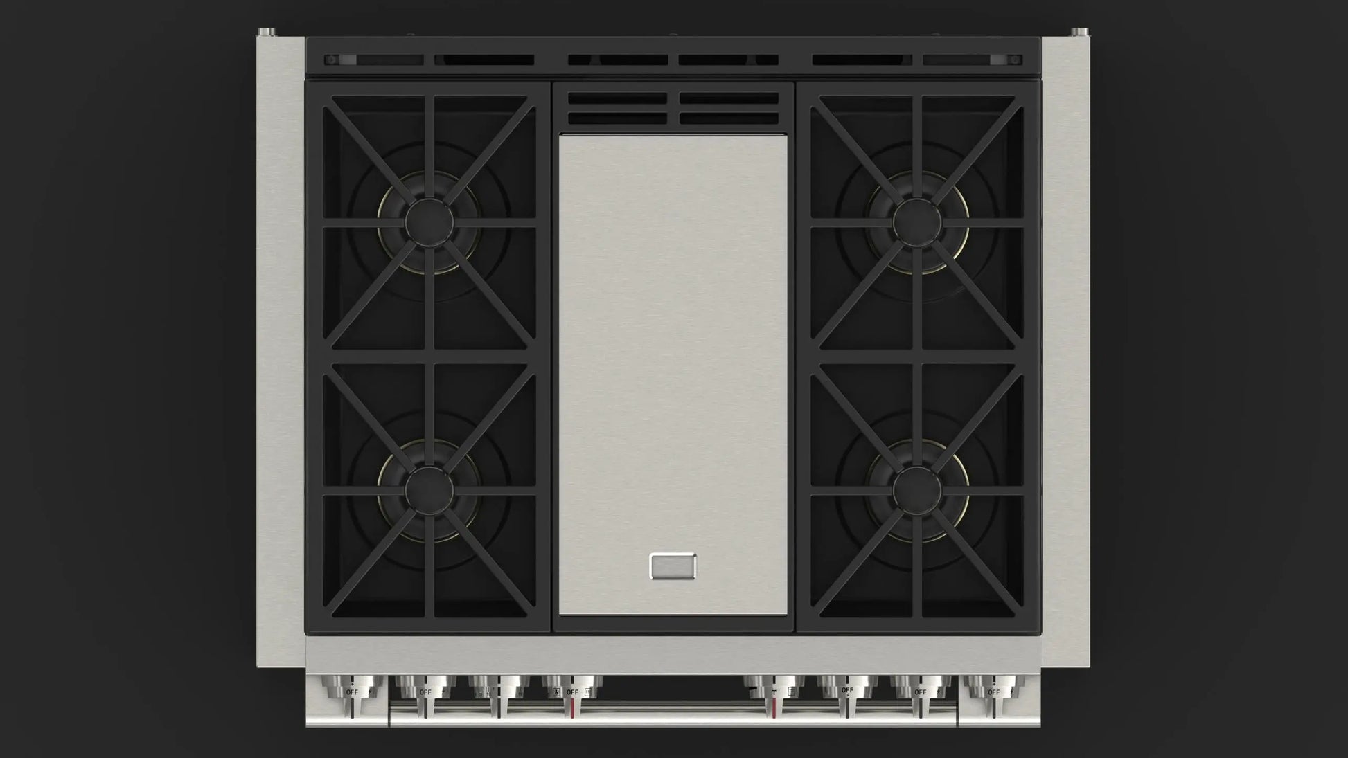 36” DUAL FUEL PRO RANGE WITH GRIDDLE | Fulgor Milano fulgor-milano