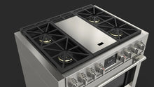 36” DUAL FUEL PRO RANGE WITH GRIDDLE | Fulgor Milano fulgor-milano
