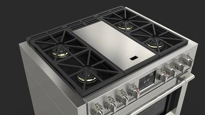 36” DUAL FUEL PRO RANGE WITH GRIDDLE | Fulgor Milano fulgor-milano