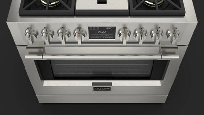 36” DUAL FUEL PRO RANGE WITH GRIDDLE | Fulgor Milano fulgor-milano