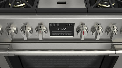 36” DUAL FUEL PRO RANGE WITH GRIDDLE | Fulgor Milano fulgor-milano