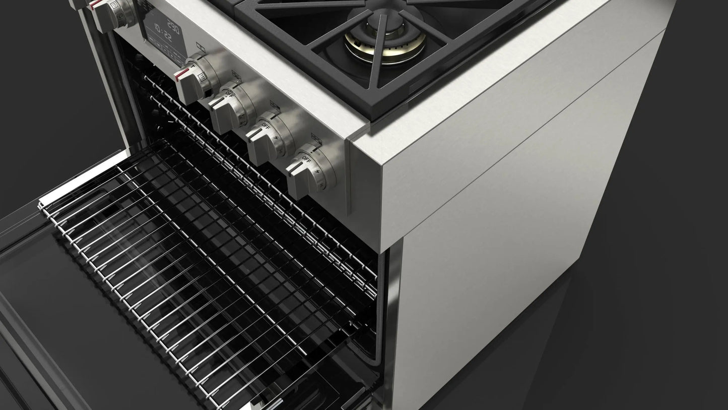 36” DUAL FUEL PRO RANGE WITH GRIDDLE | Fulgor Milano fulgor-milano