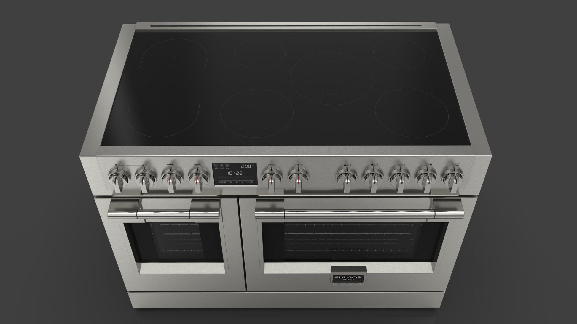 Fulgor Milano Sofia 48-Inch Professional Induction Range All Glass Surface