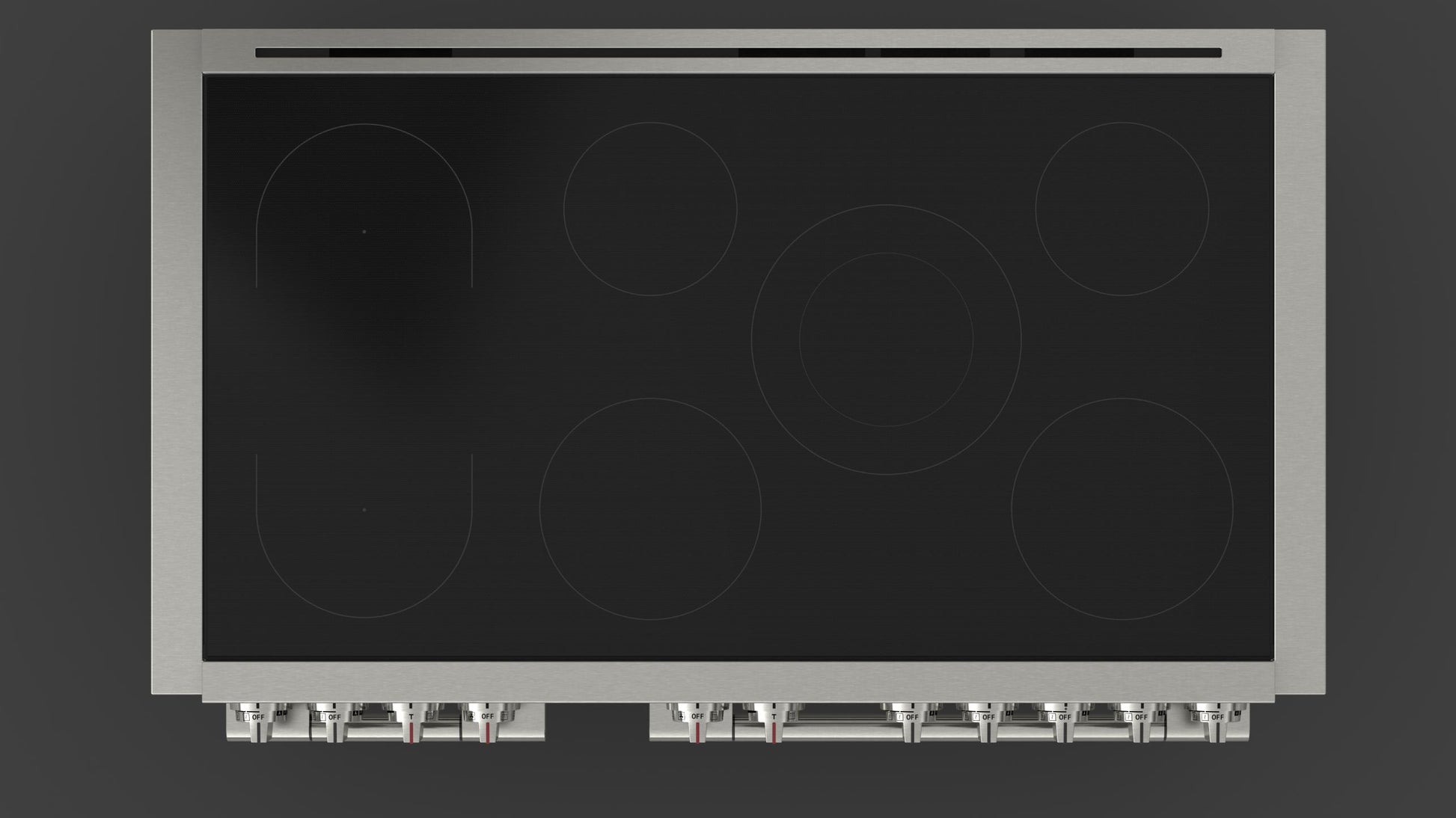 Fulgor Milano Sofia 48-Inch Professional Induction Range All Glass Surface