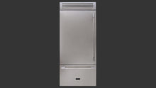 Fulgor Milano 700 Series 36 in. 18.5 Cu. Ft. Stainless Steel Counter Depth Bottom Freezer Refrigerator